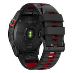 Tech-protect TECH-PROTECT ICONBAND PRO GARMIN FENIX 3 / 5X / 3HR / 5X PLUS / 6X / 6X PRO / 7X ČRNA/RDEČA