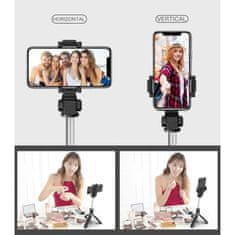 Tech-protect TECH-PROTECT L01S BLUETOOTH SELFIE STICK STATIV ČRN