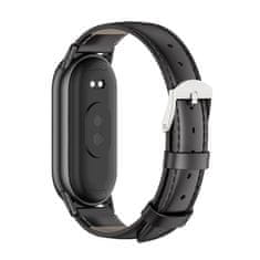 Tech-protect TECH-PROTECT LEATHERFIT XIAOMI SMART BAND 8 / 8 NFC ČRN