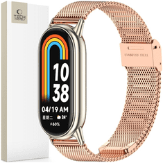 Tech-protect TECH-PROTECT MILANESEBAND XIAOMI SMART BAND 8 / 8 NFC ROSE GOLD