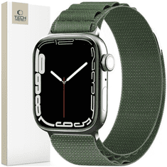 Tech-protect TECH-PROTECT NYLON PRO APPLE WATCH 4 / 5 / 6 / 7 / 8 / 9 / SE / ULTRA 1 / 2 (42 / 44 / 45 / 49 MM) VOJAŠKO ZELENA