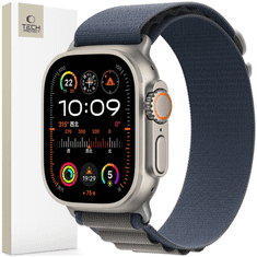 Tech-protect TECH-PROTECT NYLON PRO APPLE WATCH 4 / 5 / 6 / 7 / 8 / 9 / SE / ULTRA 1 / 2 (42 / 44 / 45 / 49 MM) NAVY / GREY