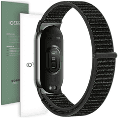 Tech-protect TECH-PROTECT NYLON XIAOMI SMART BAND 8 / 8 NFC ČRN