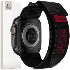 Tech-protect TECH-PROTECT SCOUT PRO APPLE WATCH 4 / 5 / 6 / 7 / 8 / 9 / SE / ULTRA 1 / 2 (42 / 44 / 45 / 49 MM) ČRNA