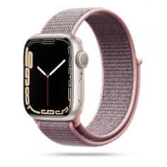 Tech-protect TECH-PROTECT NAJLONSKA URA APPLE WATCH 4 / 5 / 6 / 7 / 8 / 9 / SE (38 / 40 / 41 MM) ROZA PESEK