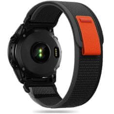 Tech-protect TECH-PROTECT NAJLON GARMIN FENIX 5 / 6 / 6 PRO / 7 ČRNA/ORANŽNA