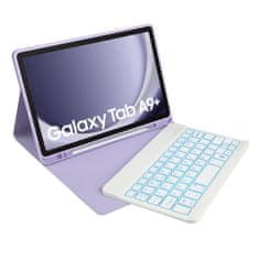 Tech-protect TECH-PROTECT SC PISALO + TIPKOVNICA GALAXY TAB A9+ PLUS 11.0 X210 / X215 / X216 VIOLET