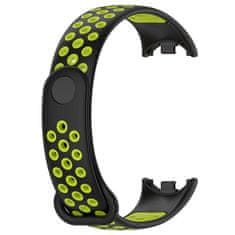 Tech-protect TECH-PROTECT SOFTBAND XIAOMI SMART BAND 8 / 8 NFC ČRNA/LIME