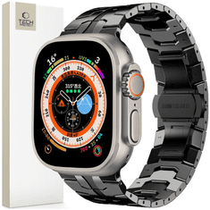 Tech-protect TECH-PROTECT STAINLESS LINE APPLE WATCH 4 / 5 / 6 / 7 / 8 / 9 / SE / ULTRA 1 / 2 (42 / 44 / 45 / 49 MM) ČRNA