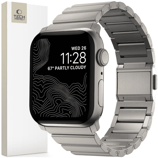 Tech-protect TECH-PROTECT STEELBAND APPLE WATCH 4 / 5 / 6 / 7 / 8 / 9 / SE / ULTRA 1 / 2 (42 / 44 / 45 / 49 MM) TITAN