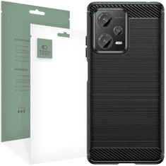 Tech-protect TECH-PROTECT TPUCARBON XIAOMI REDMI NOTE 12 5G / POCO X5 5G ČRN