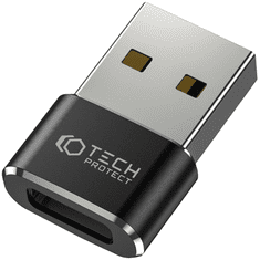 Tech-protect TECH-PROTECT ULTRABOOST ADAPTER USB NA TYPE-C ČRN