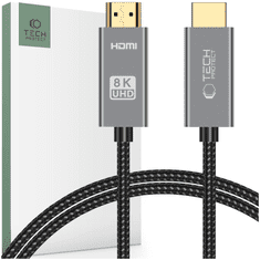 Tech-protect TECH-PROTECT ULTRABOOST HDMI 2.1 KABEL 4K 120HZ / 8K 60HZ 100CM ČRN