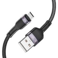 Tech-protect TECH-PROTECT ULTRABOOST "2" MICRO-USB KABEL 2.4A 25CM ČRN