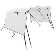 Vidaxl Bimini tenda s 4 loki in stranicami 243x(200-213)x137 cm