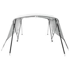 Vidaxl Bimini tenda s 4 loki in stranicami 243x(185-198)x137 cm