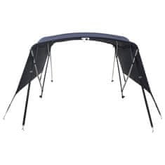 Vidaxl Bimini tenda s 4 loki in stranicami 243x(185-198)x137 cm