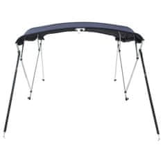 Vidaxl Bimini tenda s 4 loki in stranicami 243x(185-198)x137 cm