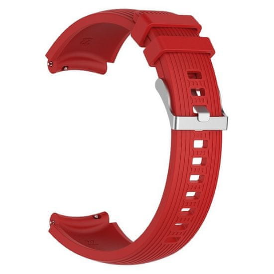 BStrap Silicone Davis pašček za Samsung Gear S3, dark red