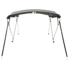 Vidaxl Bimini tenda s 4 loki in stranicami 243x(170-182)x137 cm