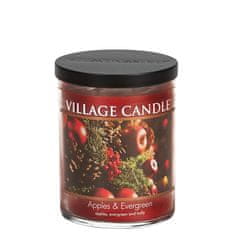 Village Candle Dišeča sveča Apples & Evergreen 396 g