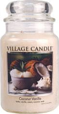 Village Candle Dišeča sveča v kozarcu Coconut & Vanilla 602 g