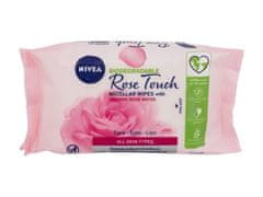 Nivea Nivea - Rose Touch Micellar Wipes With Organic Rose Water - For Women, 25 pc 