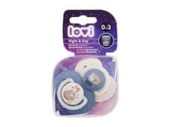 LOVI Lovi - Night & Day Dynamic Soother Boy 0-3m - For Kids, 2 pc 