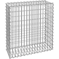 tectake Gabion pravokoten velikost mreže 5 x 10 cm velikost mreže 5 x 10 cm - 100 x 30 x 80 cm