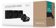 DEEPCOOL LS720S Zero Dark komplet za tekočinsko hlajenje, 360mm, črn (R-LS720-BKNNMM-G-1)