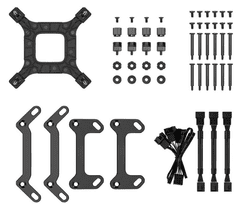 DEEPCOOL LS720S Zero Dark komplet za tekočinsko hlajenje, 360mm, črn (R-LS720-BKNNMM-G-1)