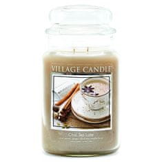 Village Candle Dišeča sveča v kozarcu Čaj z mlekom in cimetom (Chai Tea Latte) 602 g