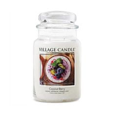 Village Candle Dišeča sveča v steklu Kokos in gozdni sadeži (Coconut Berry) 602 g