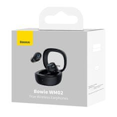 BASEUS Brezžične slušalke Baseus Bowie WM02 TWS, Bluetooth 5.0 (črne)