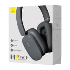 BASEUS Brezžične slušalke Baseus Bowie H1 Bluetooth 5.2, ANC (sive)