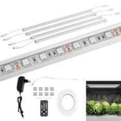 shumee Svetilka za gojenje rastlin 120 LED 50 cm 20 W 4 kos