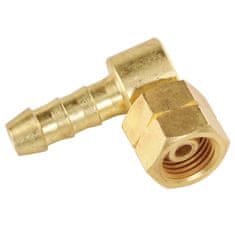 shumee 1/4'' LH kotni priključni adapter za priključitev plinske cevi 8x15 mm