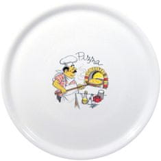 shumee Tradicionalni porcelanasti krožnik za pico, bel, premer. 31 cm - set 6 kosov.