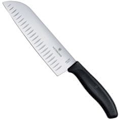 shumee Kuharski nož SWISS CLASSIC s krogličnim brušenjem Santoku, dolžina 170/298 mm