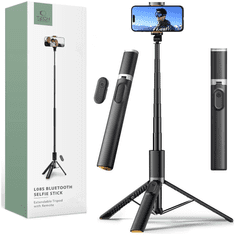 Tech-protect TECH-PROTECT L08S BLUETOOTH SELFIE STICK STATIV ČRN