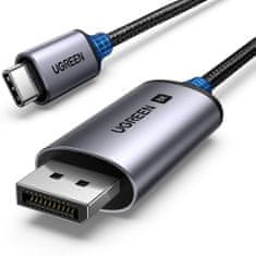 shumee Avdio video kabel USB-C - DisplayPort 8K HDR HDCP2.3 eARC 3m siv