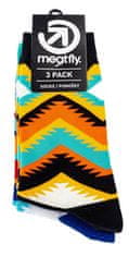 MEATFLY 3 PAKET - nogavice Arizona socks S19 Trojni paket (Velikost 43-46)