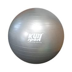 Kubisport Gimnastična žoga 650 mm, nosilnost 150 kg, srebrna