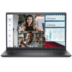 DELL Prenosnik 39,6 cm (15,6) Vostro 3520 1920x1080 WVA 250nit 120Hz i5-1235U/16GB/512GB/BL/Intel Iris XE/Win11Pro (N3003PVNB3520EMEA01)