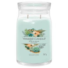 Yankee Candle Svíčka ve skleněné dóze , Aloe a agáve, 567 g