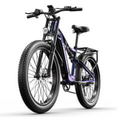 SHENGMILO MX03 26" električno gorsko kolo Fat Tire BAFANG Motor 48V 17,5AH 7 hitrosti