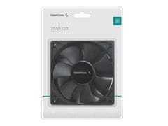 DEEPCOOL XFAN 120 ventilator za ohišje, 120mm, črn (DP-FDC-XF120)