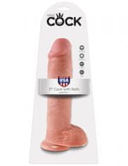 King Cock DILDO King Cock With Balls Light 11"