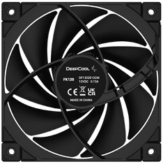 DEEPCOOL FK120 ventilator za ohišje, 3 v 1, PWM, 120mm, 3 kosi, kontroler, črn (R-FK120-BKNPF3-G-1)