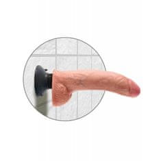 King Cock VIBRACIJSKI PENIS King Cock With Balls Light 9"